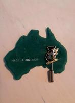 Mooie vintage broche koala Australië met opaal goudkleurig, Overige materialen, Minder dan 4 cm, Ophalen of Verzenden, Zo goed als nieuw
