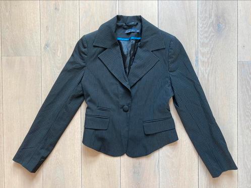 Glam Club Blendy’s 38 M zwart colbert jasje krijtstreep egf, Kleding | Dames, Jasjes, Kostuums en Pakken, Zo goed als nieuw, Jasje