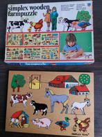 Houten puzzels Simplex, Ophalen, 10 tot 50 stukjes, Gebruikt, 6 maanden tot 2 jaar