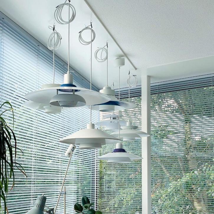 vintage design LAMPEN Scandinavisch Mid Century Poulsen MCM, Huis en Inrichting, Lampen | Hanglampen, Gebruikt, Minder dan 50 cm