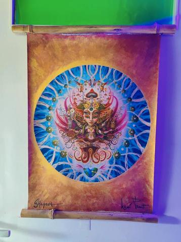 Uniek Kunstwerk van Kami Proost – shayana Mandala   beschikbaar voor biedingen
