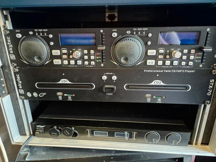 Sky tec dubbele cd speler met USB ZGAN!, Muziek en Instrumenten, Dj-sets en Draaitafels, Zo goed als nieuw, Overige merken, Ophalen of Verzenden