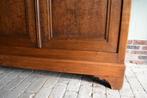 Prachtige strakke antieke eiken houten Louis Philippe kast., Antiek en Kunst, Antiek | Meubels | Kasten, Verzenden