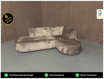 GRATIS LEVERING Organische Hoekbank 270x170 SHOWROOMMODEL beschikbaar voor biedingen