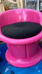 IKEA VINTAGE popptorp fauteuil roze,zwart kussen,opbergruimt, Ophalen, Kunststof, Overige kleuren, Vintage