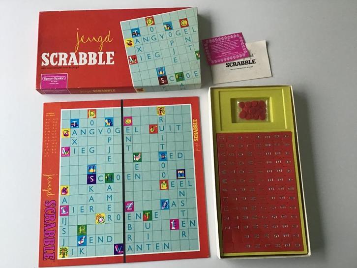 Jeugd Scrabble *NIEUW* - Spear Spelen, Hobby en Vrije tijd, Gezelschapsspellen | Bordspellen, Nieuw, Een of twee spelers, Drie of vier spelers