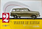 1958 Borgward Isabella-Combi + sheet  autofolder/brochure, Verzenden, Gelezen, Overige merken