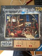 Escape puzzel het Sterrenwacht van Ravensburger, Ophalen, 500 t/m 1500 stukjes, Zo goed als nieuw, Legpuzzel