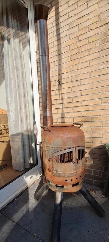 Terraskachel, houtkachel / barbecue, handgemaakt door vakman beschikbaar voor biedingen