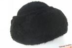 Vintage Flexibele dameshoed Kangol zwart angora 56, 56 of 57 cm (M, 7 of 7⅛ inch), Hoed, Ophalen of Verzenden, Zo goed als nieuw