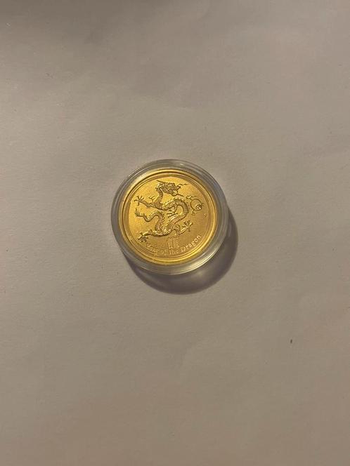 Zeer zeldzame gouden lunar II “Year of the Dragon 2012”, Postzegels en Munten, Edelmetalen en Baren, Goud, Ophalen of Verzenden