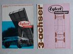 3 Brochures / Folders EYLERT K.G. Fahrzeugfabrik -Wuppertal, Ophalen of Verzenden, Gelezen, Overige merken