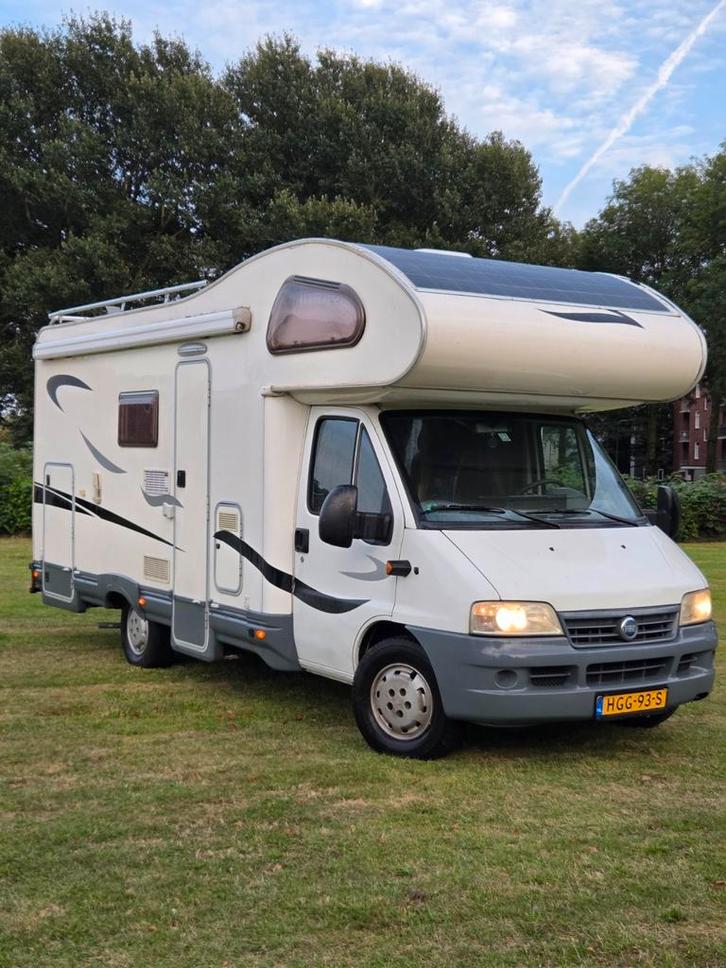 6 persoons Elnagh 2004 , zelfvoorziend !, Caravans en Kamperen, Campers, Particulier, tot en met 6, Alkoof, Fiat, Diesel, Handgeschakeld