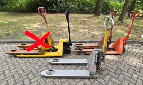 Palletwagen, pompwagen, hoogheffer, Doe-het-zelf en Verbouw, Palletwagens en Pompwagens, Zo goed als nieuw, Ophalen