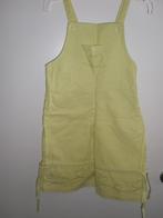 Lime linnen tuinbroek salopet overgooier dungaree Ciddy m 68, Kinderen en Baby's, Broekje, Meisje, Ophalen of Verzenden, Ciddy
