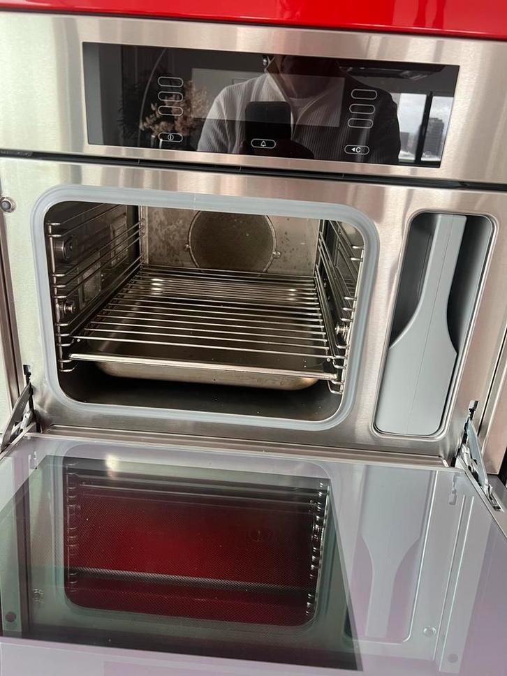 Miele DGC4080 stoomoven en een Miele H4082BM combimagnetron, Witgoed en Apparatuur, Ovens, Inbouw, Oven met grill, 45 tot 60 cm