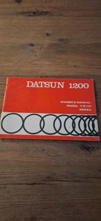 Instructieboek Engels Datsun 1200  1971, Ophalen of Verzenden