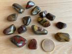 tijgerijzer knuffelstenen 15 stuks, Ophalen of Verzenden, Mineraal