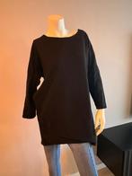 Zwarte Tuniek met Regenboog Streep - Lange Mouw, Kleding | Dames, T-shirts, Maat 38/40 (M), Zwart, Ophalen of Verzenden, Zo goed als nieuw