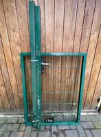 Enkele tuinpoort – 120x90 cm – Groen (RAL6005) – Compleet, https://www.hekwerk-centrale-twente.nl/pages/offerte-aanvragen-2, Minder dan 100 cm