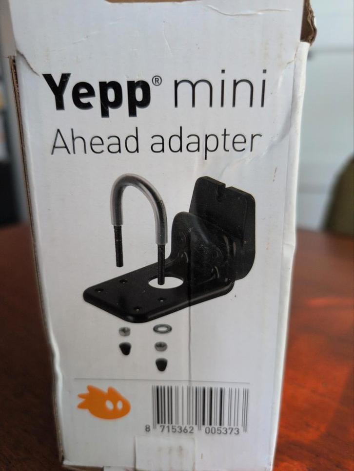 Yepp Mini Ahead Adapter - Nieuw in Doos, Fietsen en Brommers, Fietsaccessoires | Fietsstoeltjes, Nieuw, Voorzitje, 0 t/m 18 kg