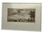 Jan Caspar Philips originele gravure Bergen op Zoom, Antiek en Kunst, Kunst | Etsen en Gravures, Ophalen of Verzenden