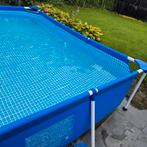 Zwembad 3x2x0.75  met zoutwater, filterpomp, zonnepaneel, Tuin en Terras, Zwembaden, Ophalen, Zo goed als nieuw, Rond, 300 cm of meer
