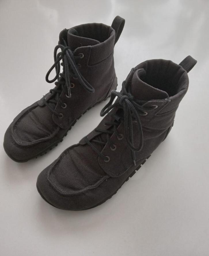 Vibram Joe Nimble grijze canvas veterlaarsjes, maat 39, Kleding | Dames, Schoenen, Zo goed als nieuw, Lage of Enkellaarzen, Grijs