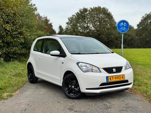Seat Mii 1.0 Style Chic 2012 (pano-dak, zwarte LM velgen), Auto's, Seat, Particulier, Mii, ABS, Airbags, Airconditioning, Alarm