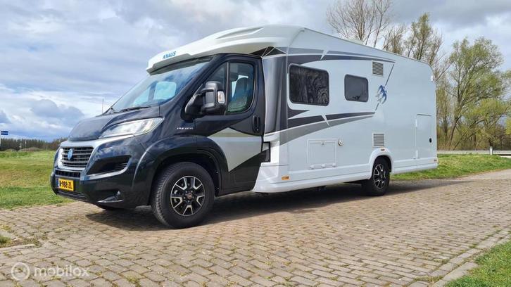 Knaus WAVE 700 MEG/Lengte Bedden/Dakairco/Zeer Netjes!, Caravans en Kamperen, Campers, Bedrijf, Half-integraal, Knaus, Diesel