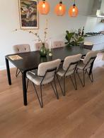 Zuiver Storm eettafel 220x90cm (zwart), Huis en Inrichting, Tafels | Eettafels, Ophalen, 50 tot 100 cm, Zo goed als nieuw, Vijf personen of meer
