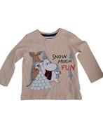 Kerst longsleeve Moomin snow much fun maat 80 NIEUW, Kinderen en Baby's, Babykleding | Maat 80, Jongetje of Meisje, Nieuw, Ophalen of Verzenden