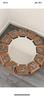 Bruine diamanten spiegel, Ophalen, Zo goed als nieuw