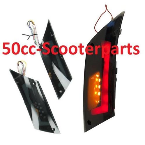 Knipperlichten Led Tube Rood Streep Piaggio Zip2000 Smoke Ac, Motoren, Tuning en Styling, Ophalen of Verzenden