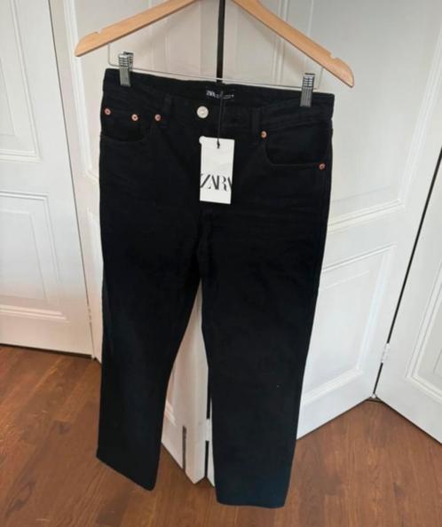 Zara zwarte spijkerbroek, zwarte denim jeans, maat S/36, Kleding | Dames, Spijkerbroeken en Jeans, Nieuw, W28 - W29 (confectie 36)