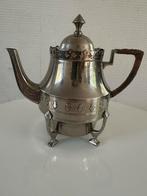 Tinnen Theepot met Riet Handvat, Antiek en Kunst, Antiek | Tin, Verzenden