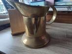 2 liter Melkkan geel koper vintage, Antiek en Kunst, Antiek | Tin, Ophalen of Verzenden