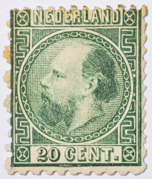 Nederland 20 Cent 1867 - Ongebruikt, Postzegels en Munten, Postzegels | Nederland, T/m 1940, Ophalen of Verzenden