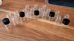Oude laboratorium opslag flesjes 20 stuk met dopjes., Verzamelen, Overige typen, Ophalen of Verzenden, Zo goed als nieuw
