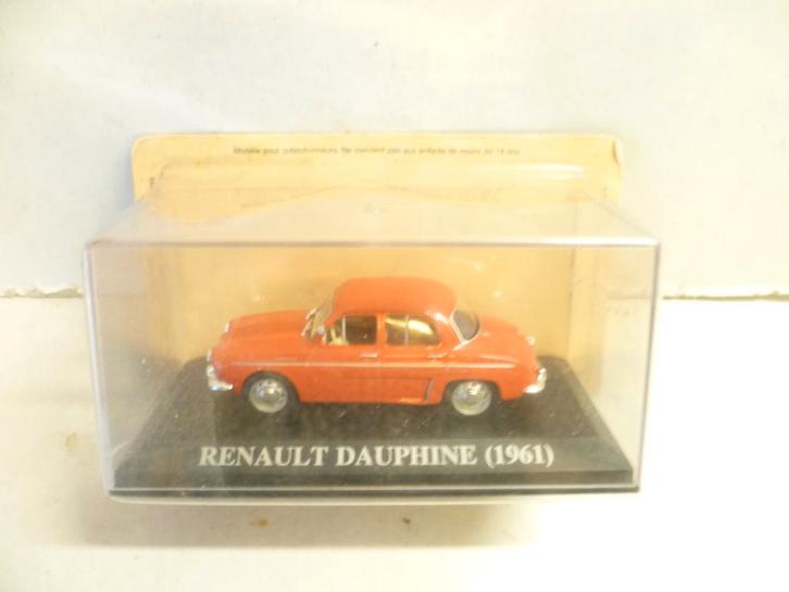Renault Dauphine 1961 schaal 1:43 modelauto, Hobby en Vrije tijd, Modelauto's | 1:43, Nieuw, Auto, Overige merken, Ophalen of Verzenden