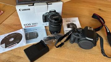 Canon 100D spiegelreflex camera met 18-55 objectief beschikbaar voor biedingen