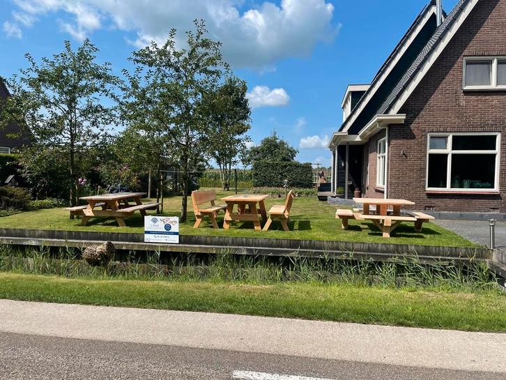 Robuuste tuinmeubelen, Tuin en Terras, Tuinbanken, Nieuw, Hout, Ophalen