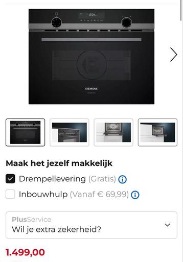 Gloednieuwe Siemens combi-magnetron oven CM485AGB0  beschikbaar voor biedingen