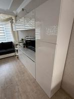 Modern Wit Tv-Meubel met Opbergruimte, Huis en Inrichting, Kasten | Wandmeubels, Ophalen, Kunststof, 200 cm of meer, 300 cm of meer