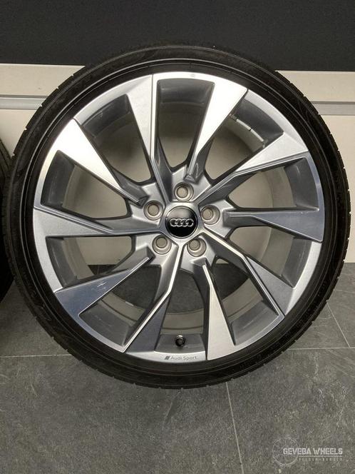 19” originele Audi A4 B8 B9 velgen + banden 5x112 8W0 601 02, Auto-onderdelen, Banden en Velgen, Banden en Velgen, Zomerbanden