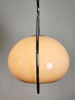 Vintage Space Age mushroom hanglamp van Dijkstra uit 1970, Gebruikt, 50 tot 75 cm, Metaal, Space Age, Vintage design, Mid Cetury Modern