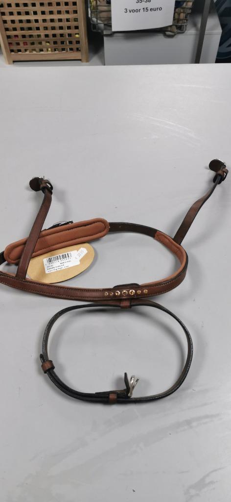 Bruine neusriem ijslander, Dieren en Toebehoren, Paarden en Pony's | Hoofdstellen en Tuigage, Nieuw, Overige soorten, Ophalen of Verzenden