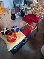 Konings  stoel toel op wielen, Ophalen of Verzenden, Zo goed als nieuw, Carnaval