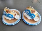 2x Cappuccino kop en schotel THUN. Nieuwstaat., Huis en Inrichting, Keuken | Servies, Ophalen of Verzenden, Zo goed als nieuw