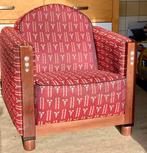 Art Deco Rooker 03 fauteuil van DSCO met parelmoer inleg, Ophalen, Zo goed als nieuw, Art Deco, Eén
